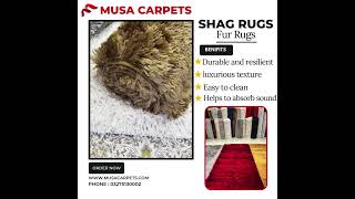 Shag Rugs #musacarpets #shortvideo #rug #flooring #rugs&carpets #carpets #interiordesign #homedecor