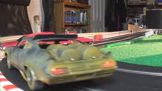 Mad Max: The Road Warrior - Slot Cars Driving and Wrecking