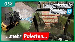 LS22 | 058 - Ellerbach | ...mehr Paletten... | gameplay german deutsch