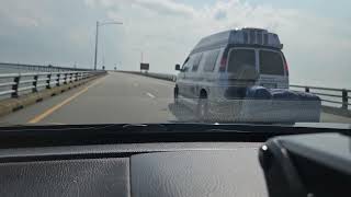 Our Drive across the Chesapeak Bay Bridge-Tunnel