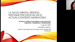 Biopolítica y Salud Mental. Sesión II del Diplomado en Primeros Auxilios Psicológicos