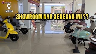 BARU MASUK UDAH SEBESAR INI SHOWROOM NYA?? MAEN KE DEALER SUNRA MOTOR LISTRIK