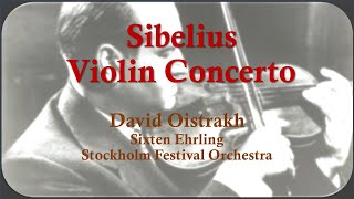 Sibelius l Violin Concerto l David Oistrakh