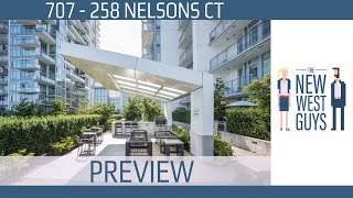 ** SOLD** 707 - 258 Nelson's Court New Westminster | Marketed by The New West Guys | Condo for sale