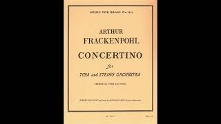 Frackenpohl Concertino 2nd Mov (A=440) "Karaoke - Accompaniment"