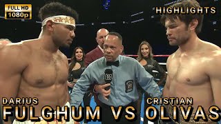 Darius Fulghum vs Cristian Olivas  Highlights #boxingnews