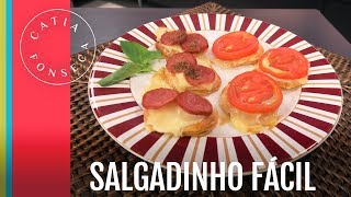 Como fazer: Mini Pizza folhada - Catia Fonseca