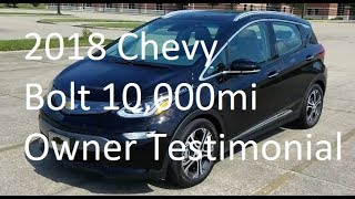 2018 Chevy Bolt 10,000mi owner testimonial