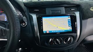 Màn hình android xe nissan navara 2023