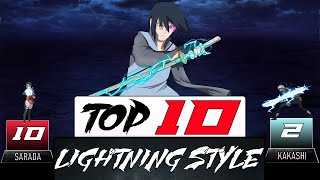 TOP 10 LIGHTNING USERS - AnimeScale