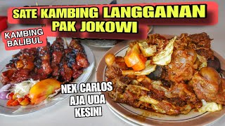 SATE KAMBING LANGGANAN PAK JOKOWI DI SOLO !! KAMBING NYA BAWAH LIMA BULAN ! NEX CARLOS AJA KESINI !!