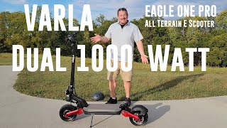 Varla - Eagle One Pro - Dual 1000 Watt - All Terrain Electric Scooter - Unbox, Setup, & Maiden Run