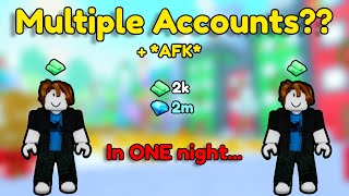 🤑 How To Farm On *MULTIPLE* Accounts (*WITHOUT DISCONNECT*) In Pet Simulator 99...