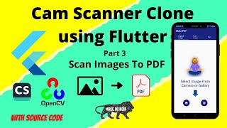 cam scanner clone using flutter | Image to pdf converter using flutter | with source code | part 3