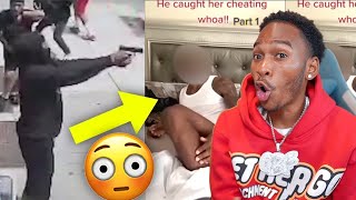 HE CAUGHT HIS GIRLFRIEND SUCKIN UP HIS HOMIE IN THEY HOUSE & ALMOST KILLED HER FOR IT! ( REACTION )