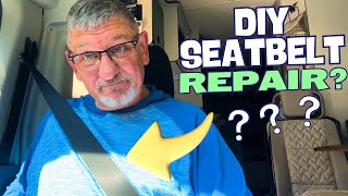 Owen SEWED Our BROKEN Ekko SEATBELT / What Can Go Wrong?