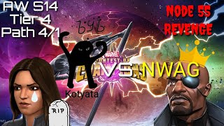 AW S14 | Kotya vs. NWAG | Tier 4 | Path 4/1 | Node 55 revenge... | Marvel Contest of Champions