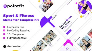 How to Create a Sport & Fitness Website Using Elementor FREE