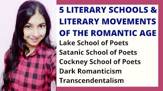 5 Literary Schools and Literary Movements of the Romantic Age | Lake Poets | Transcendentalism