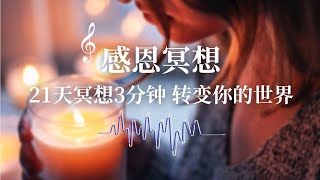 🌟（3分钟）感恩冥想 | 强大的感恩练习，提升你的能量，改变你的世界 | 吸引力法则 | 朗达·拜恩《秘密》《力量》| Law of Attraction