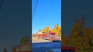 Trolley On A Truck! #120 Leaves Kingston, NY For Rhode Island!