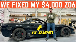 I FIXED My $4,000 Corvette For $70 *First Drive*