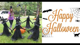 Happy Halloween👻3pcs Lighted-up Witches