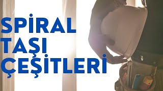 Çeşit çeşit spiral taşları nerelerde nasıl kullanılır?