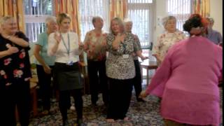 Laughing Yoga at Stelvio Park Court with Lynette 'The Cobwebbe Shaker' Webbe