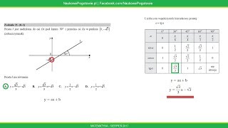 Zadanie 21 | Matematyka - Matura Poprawkowa | Sierpień 2017