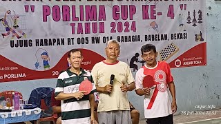 PINGPONG || PERSEORANGAN SINGLE || PORLIMA CUP Ke- 4 || Sugeng vs Seno