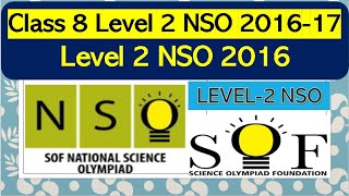 Class 8 Level 2 NSO SOF 2016-17 Science Olympiad solved paper Science #olympiad #nso #sof #level2