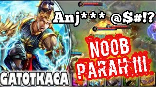 GHT tube Ketemu Noob player mobile legends Gatotkaca jadi moment lucu gagal menang