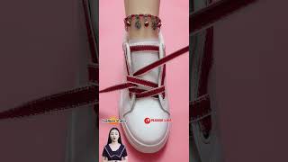 New crisscross sneaker laces style? tying shoelace #shoelaces #shorts #viral #fashion