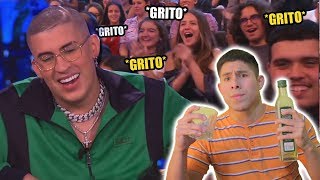 Me tomo un CHUPITO/SHOT por cada GRITO a Bad Bunny