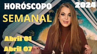 🧿 HORÓSCOPO SEMANAL DEL 1 AL 7 DE ABRIL  2024 | Los 12 Signos. Los Astros y Tarot Gabriela Rubi