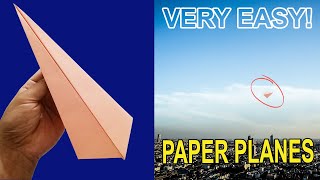 How To Make a Paper Airplane That Fly Far and Make Very Easy