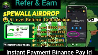 Unlimited free Pepe coin airdrop | Instant withdraw binance | Memecoin king