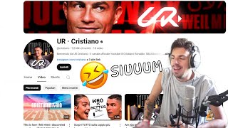 Frene scopre il CANALE YouTube di CRISTIANO RONALDO!!