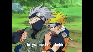 Naruto try to take bells from kakashi