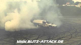 Tuning Summer Camp Bautzen 2012: Burnout Training Team Autohaus Möckel Opel Omega