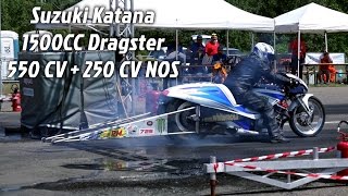 Suzuki Katana - Drag race - Full HD