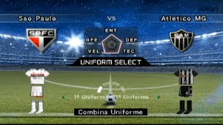 CAMPEONATO BRASILEIRO SÉRIE A - RODADA #12 SÃO PAULO X ATLÉTICO MG - BOMBA PATCH 2024 -GAMEPLAY PS2