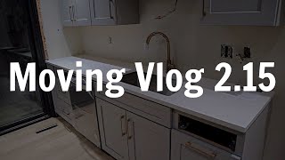 Moving Vlog 2.15 | Kitchen & Closet Progress