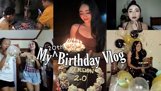 20th Birthday Vlog ♡ || grwm, celebrating w/ friends, grilling for dinner & more🎂