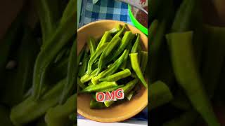 STEAMED OKRA & SWEET POTATO 🍠 || Late Lunch #shorts #short #shortvideo