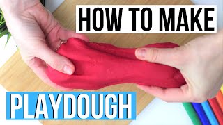 EASY HOMEMADE PLAY DOUGH | How to make play-doh at home | RAINY DAY ACTIVITIES