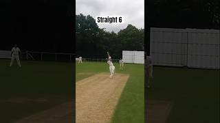 Straight 6 into sight screen is satisfying#cricket #batting #cricketlover