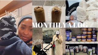 MONTHLY VLOG | January | Chit Chat/Rant | Shopping |Workouts |Target Run| Dementia Care