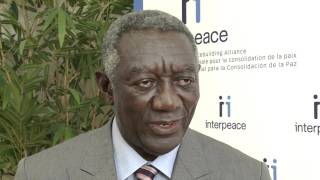 John A. Kufuor on becoming Chairman of the Interpeace Governing Council